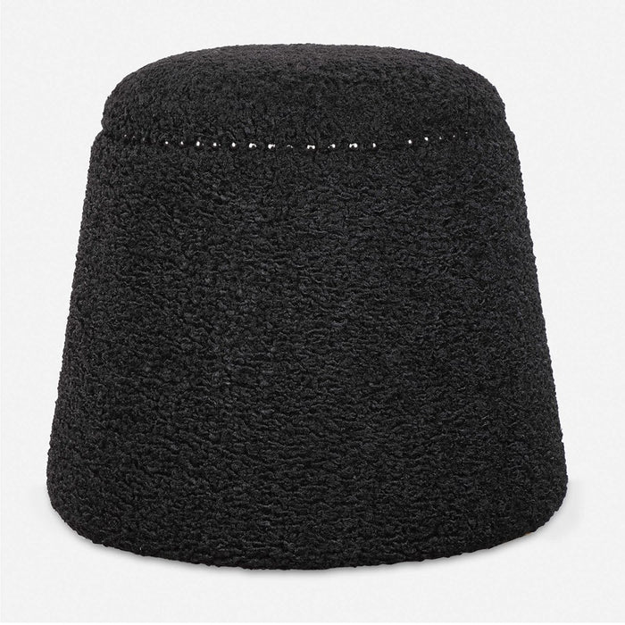 GUMDROP OTTOMAN, BLACK