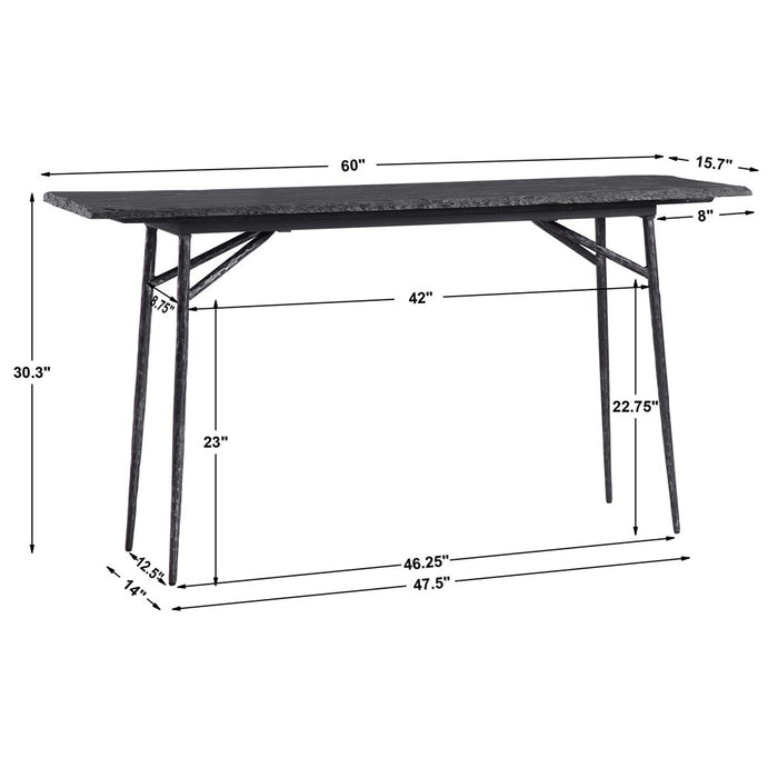 KADUNA CONSOLE TABLE, 2 CARTONS