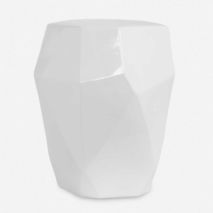 MAQUETTE GARDEN STOOL, WHITE