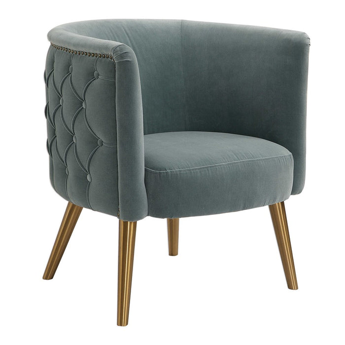 HAIDER ACCENT CHAIR, SLATE BLUE