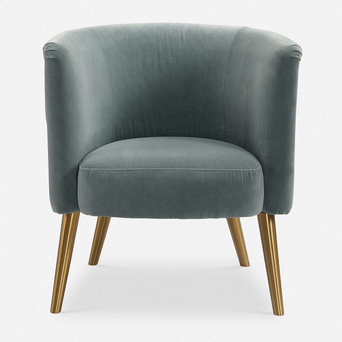 HAIDER ACCENT CHAIR, SLATE BLUE