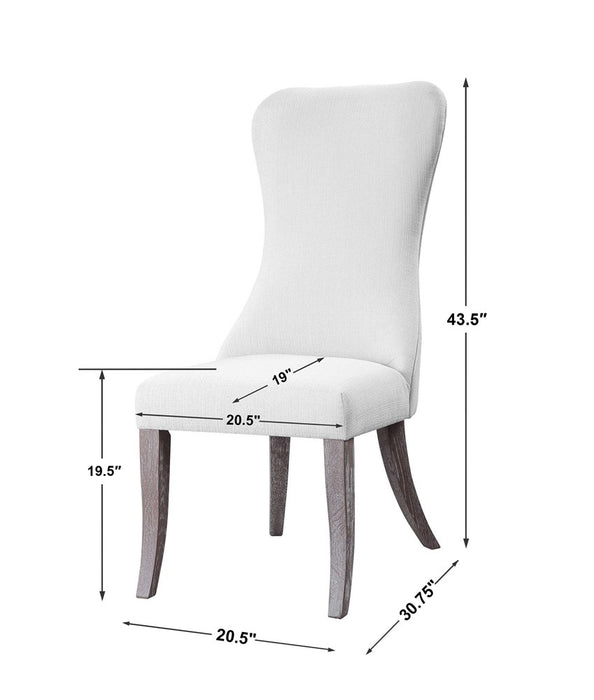 CALEDONIA ARMLESS CHAIR