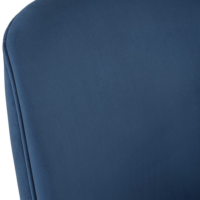 BRIE ARMLESS CHAIR, SAPPHIRE, 2 PER BOX, PRICED EACH