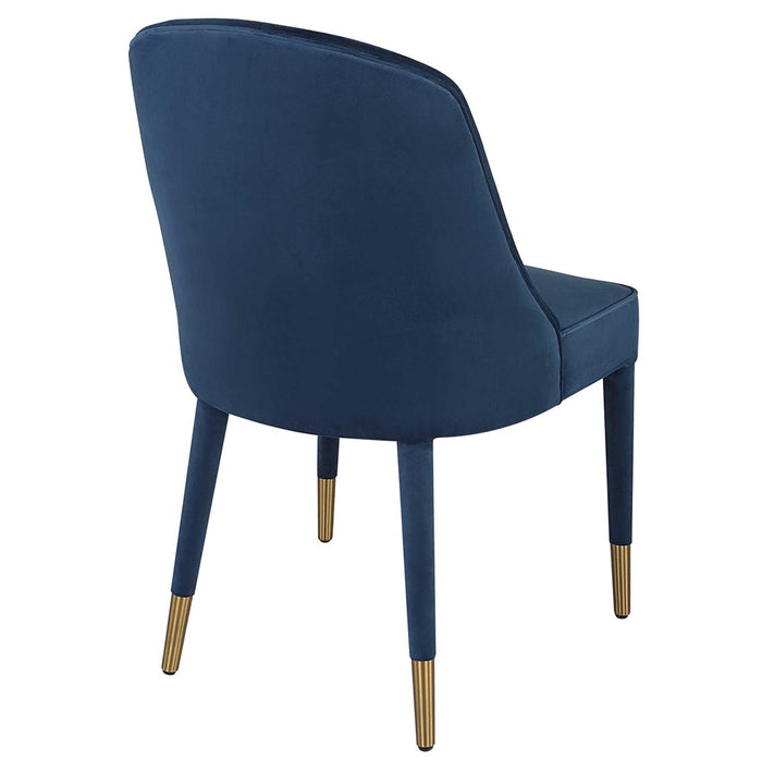 BRIE ARMLESS CHAIR, SAPPHIRE, 2 PER BOX, PRICED EACH