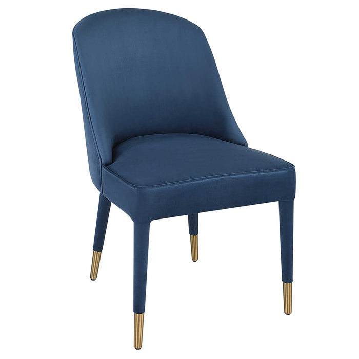 BRIE ARMLESS CHAIR, SAPPHIRE, 2 PER BOX, PRICED EACH