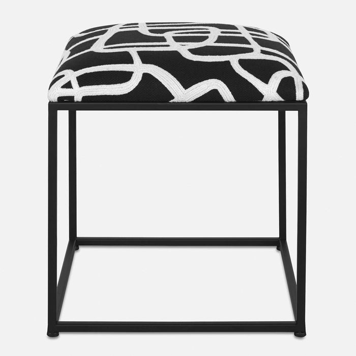 TWISTS AND TURNS ACCENT STOOL