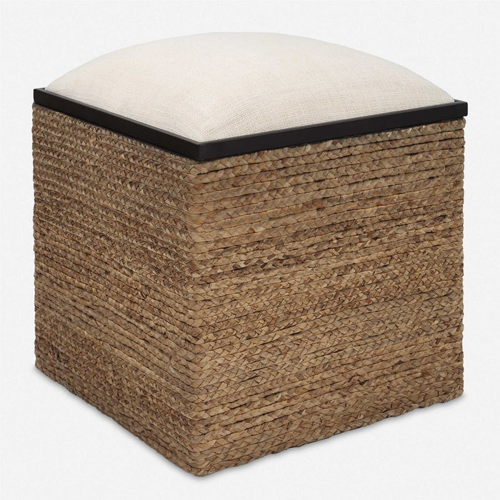 ISLAND SQUARE ACCENT STOOL