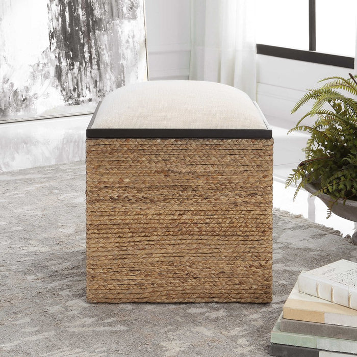 ISLAND SQUARE ACCENT STOOL