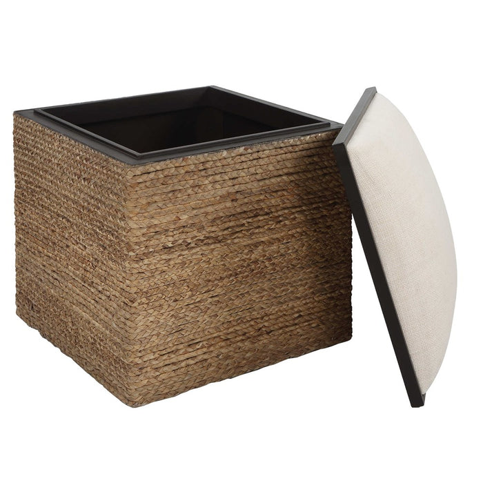 ISLAND SQUARE ACCENT STOOL