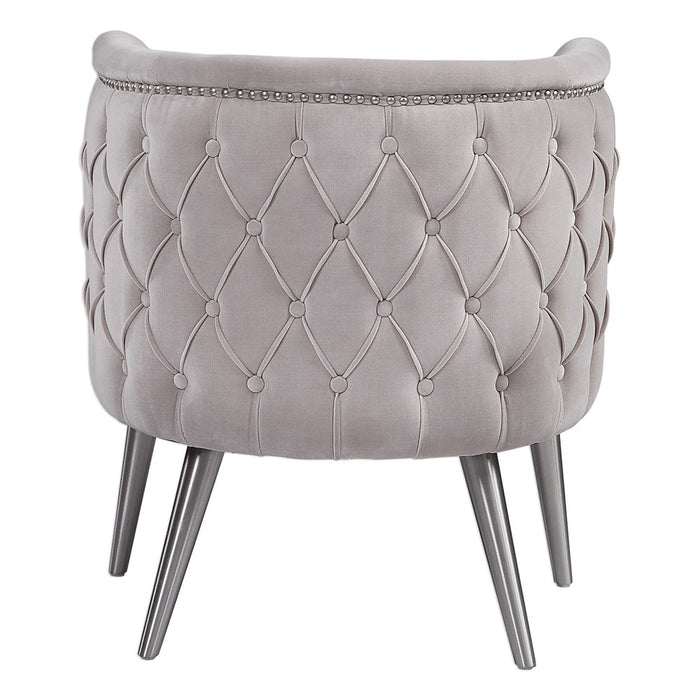 HAIDER ACCENT CHAIR, CHAMPAGNE