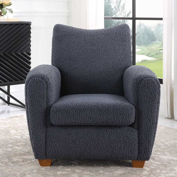 TEDDY ACCENT CHAIR, SLATE