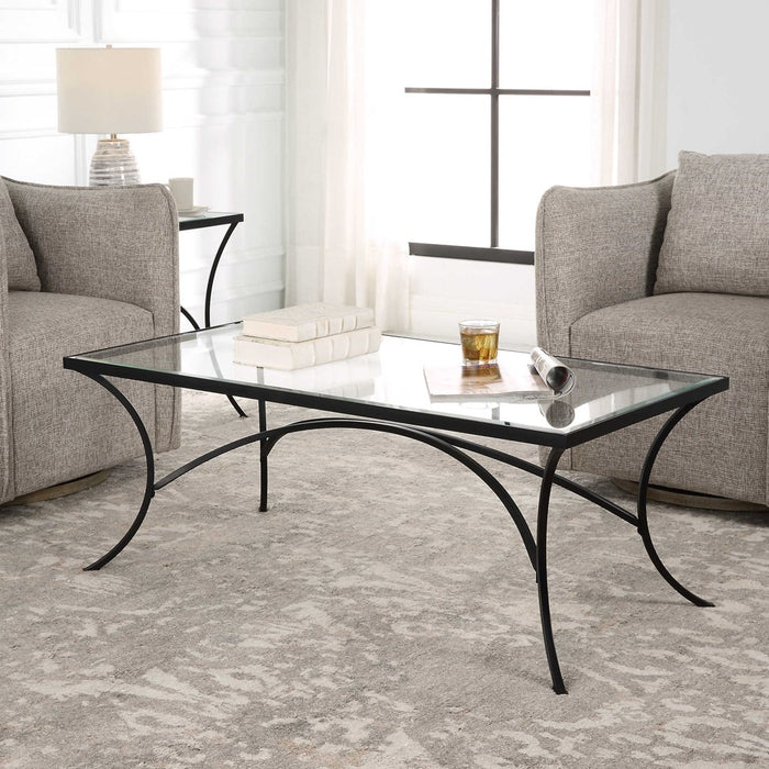 ALAYNA COFFEE TABLE, BLACK