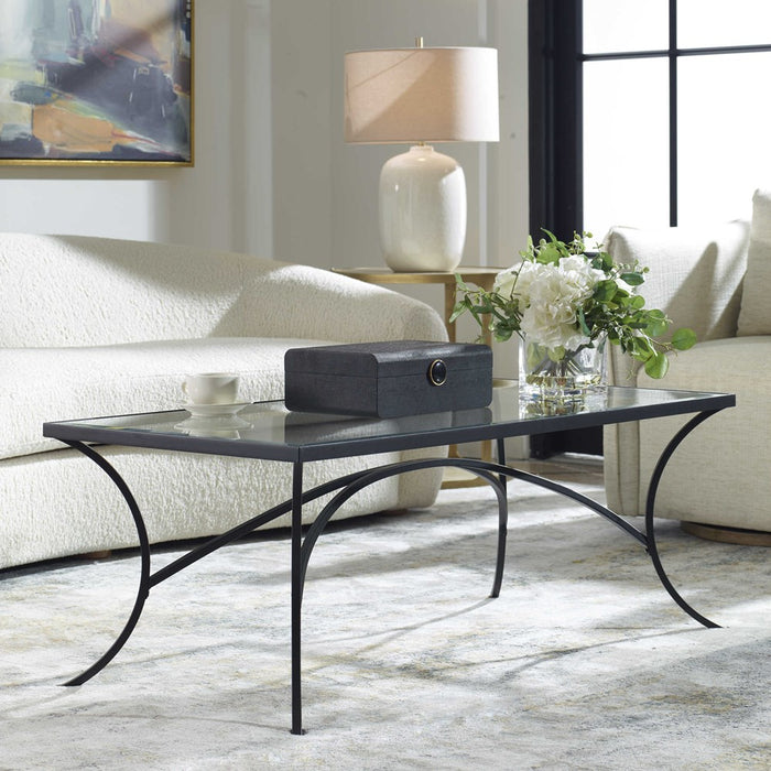 ALAYNA COFFEE TABLE, BLACK