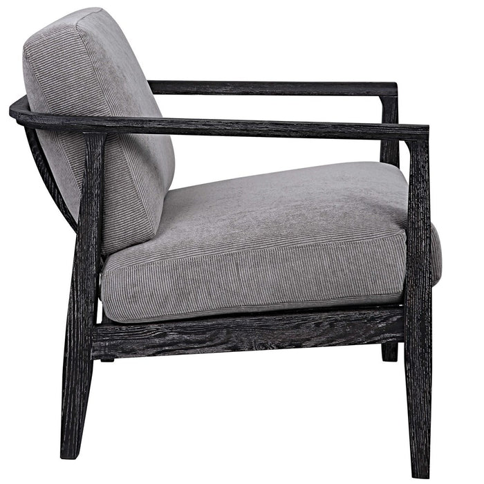 BRUNEI ACCENT CHAIR, GRAY