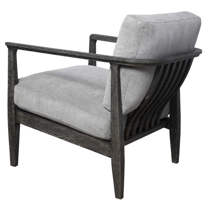 BRUNEI ACCENT CHAIR, GRAY