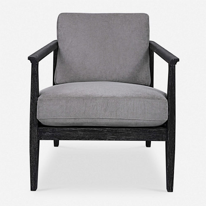 BRUNEI ACCENT CHAIR, GRAY