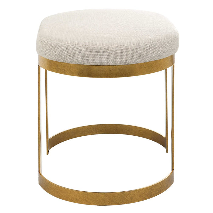 INFINITY ACCENT STOOL, GOLD