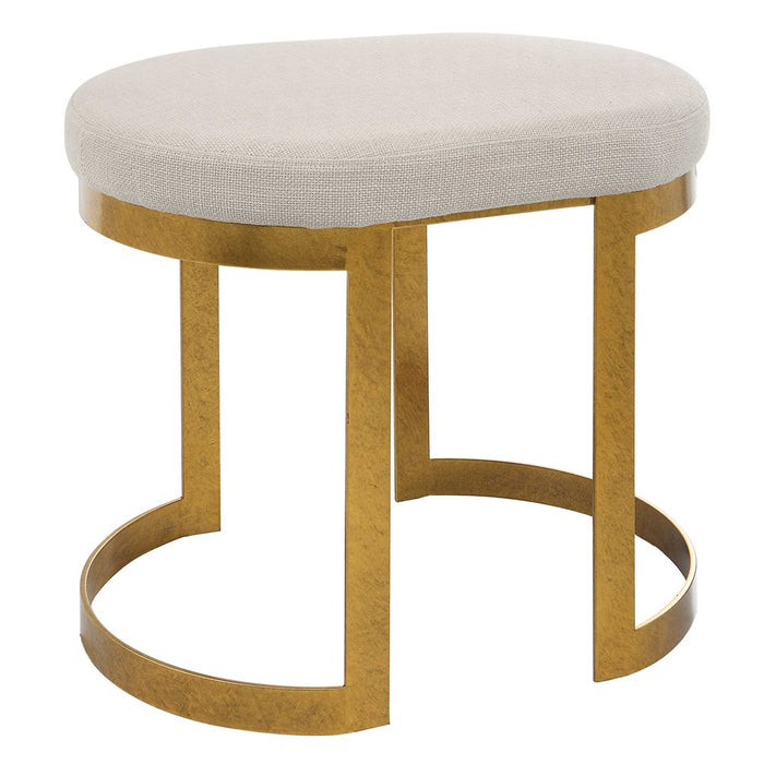 INFINITY ACCENT STOOL, GOLD