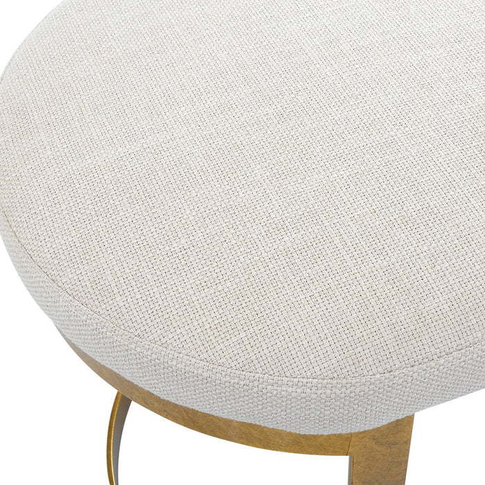 INFINITY ACCENT STOOL, GOLD