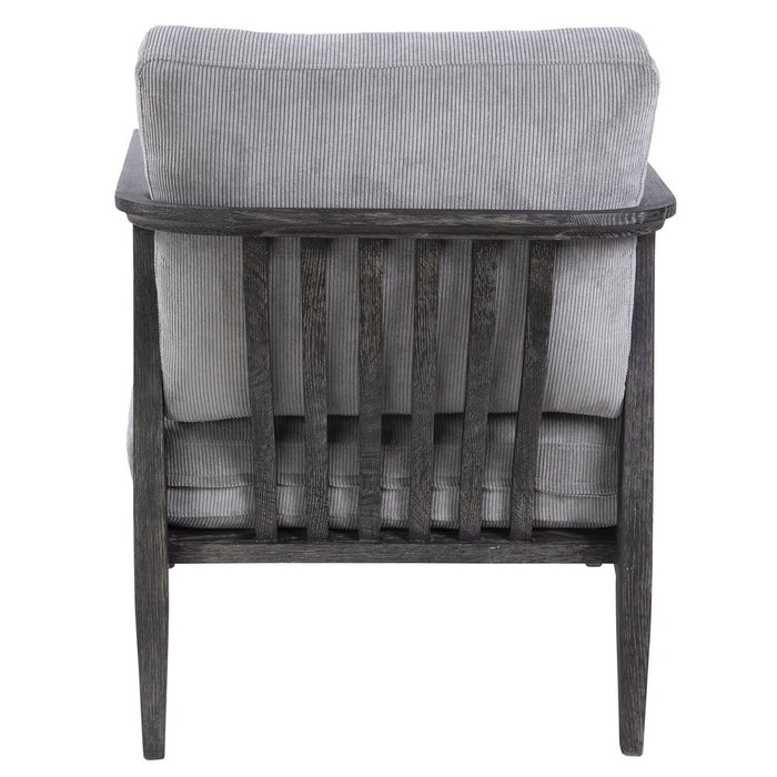 BRUNEI ACCENT CHAIR, GRAY