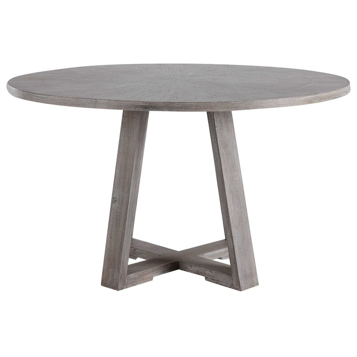 GIDRAN DINING TABLE, GRAY, 2 CARTONS