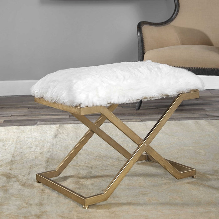 FARRAN SMALL BENCH, GOLD