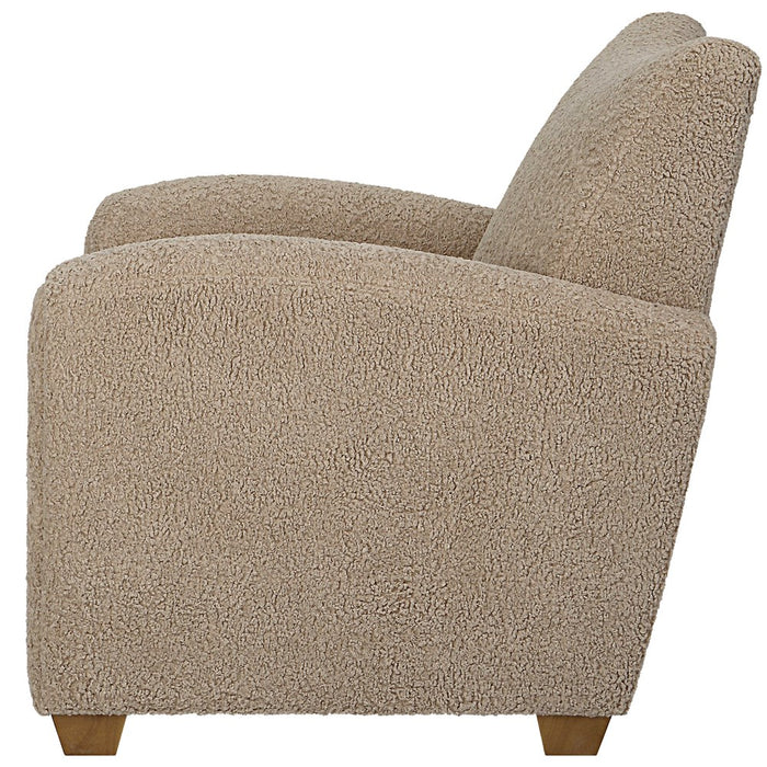 TEDDY ACCENT CHAIR, LATTE