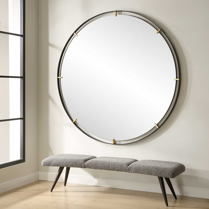 GRAND PENDULUM ROUND MIRROR