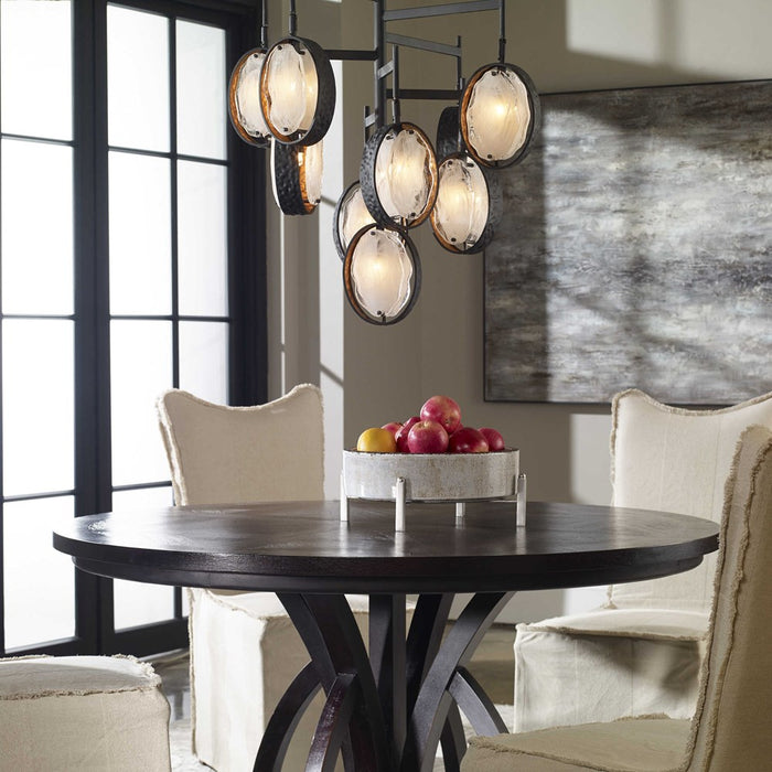 MAXIN, 9 LT CHANDELIER