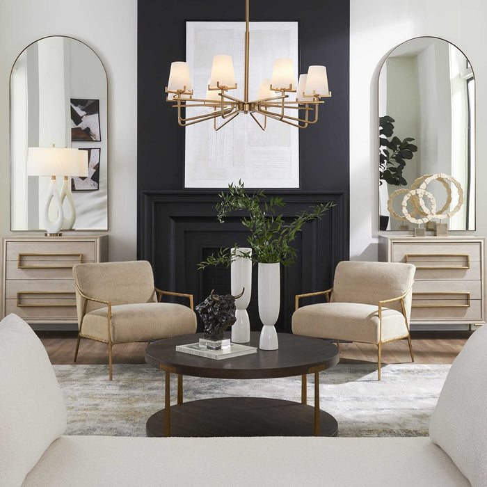 LASSEN, 8 LT CHANDELIER