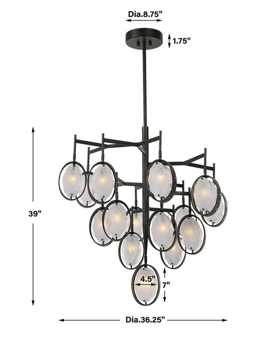 MAXIN, 15 LT LARGE CHANDELIER