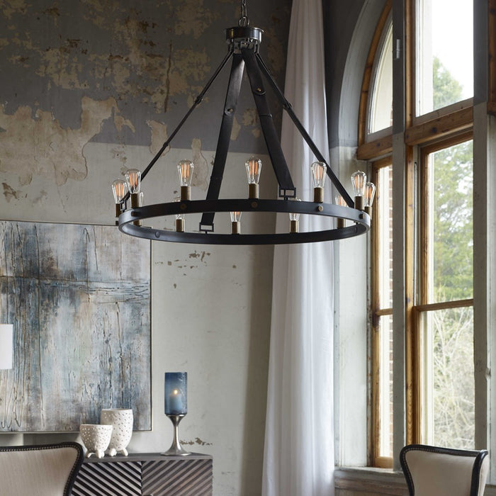 MARLOW, 12 LT CHANDELIER