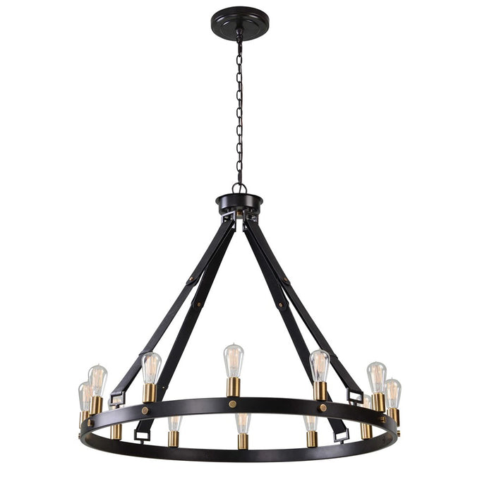 MARLOW, 12 LT CHANDELIER