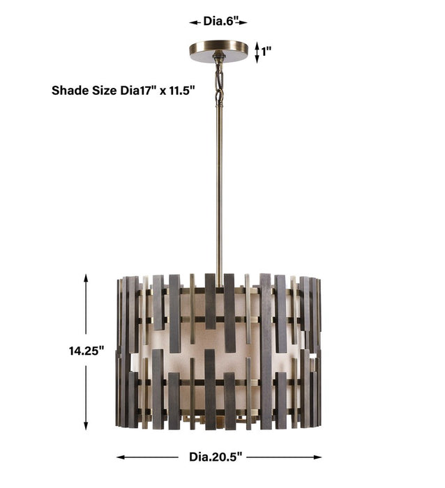 MYERS, 4 LT PENDANT