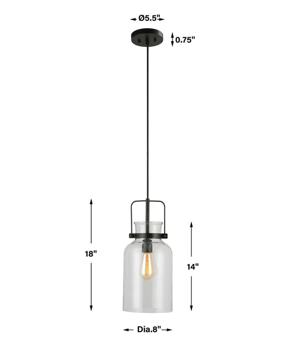 LANSING, 1 LT MINI PENDANT