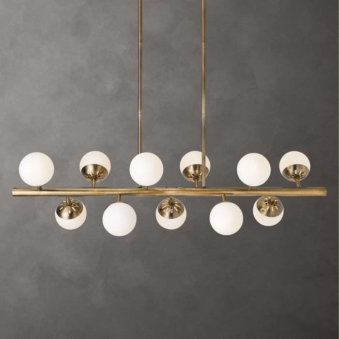 DROPLET, 11 LT LINEAR CHANDELIER