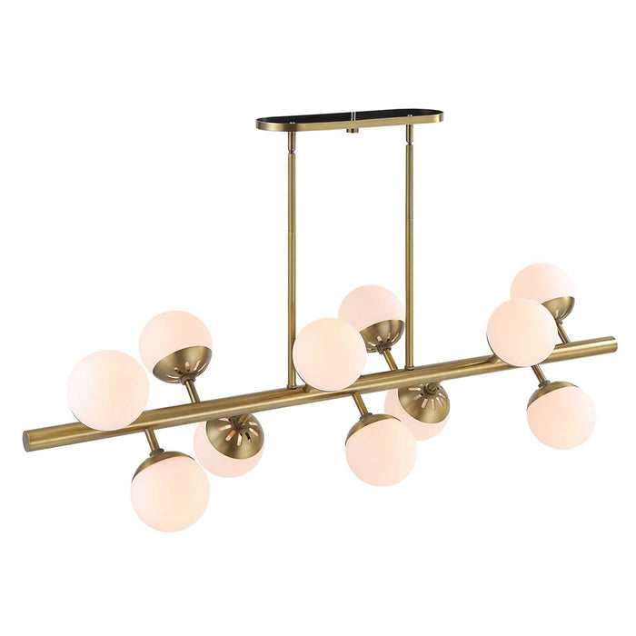 DROPLET, 11 LT LINEAR CHANDELIER