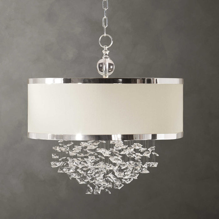 FASCINATION, 3 LT HANGING SHADE CHANDELIER