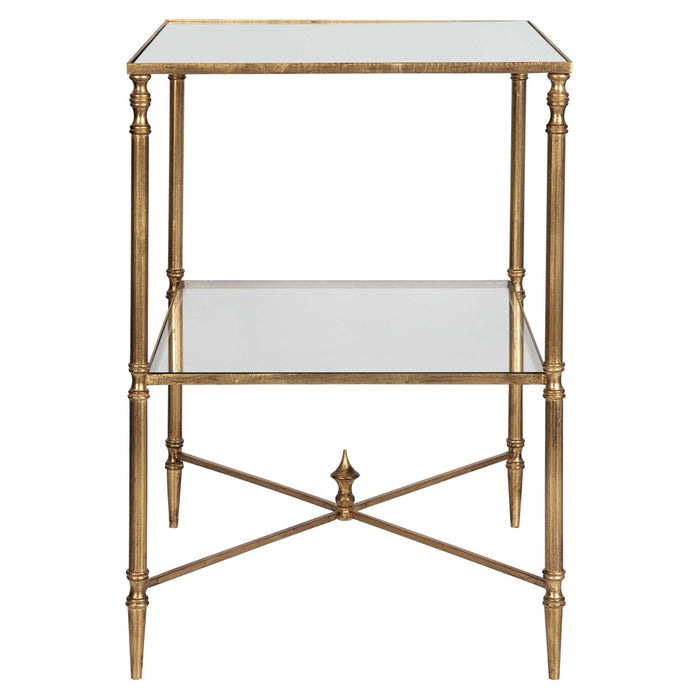 HENZLER LAMP TABLE, GOLD