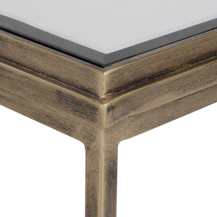 INDIA NESTING TABLES, GOLD, S/3