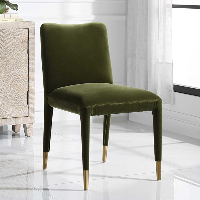 CONIFER DINING CHAIR, MOSS, 2 PER BOX, PRICED EACH