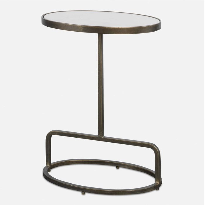 JESSENIA ACCENT TABLE, MARBLE