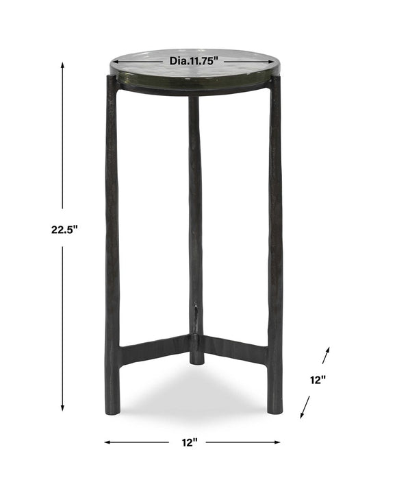 ETERNITY ACCENT TABLE, GUNMETAL