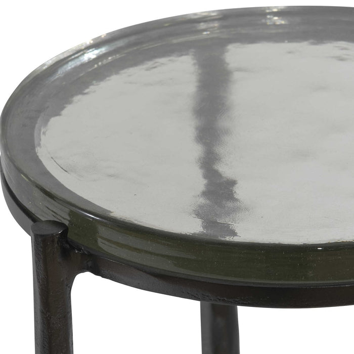 ETERNITY ACCENT TABLE, GUNMETAL