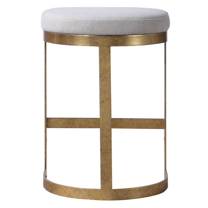 IVANNA COUNTER STOOL, GOLD