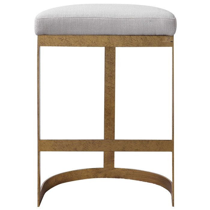 IVANNA COUNTER STOOL, GOLD