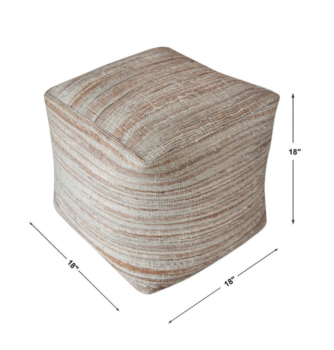 SHIRO POUF, BEIGE