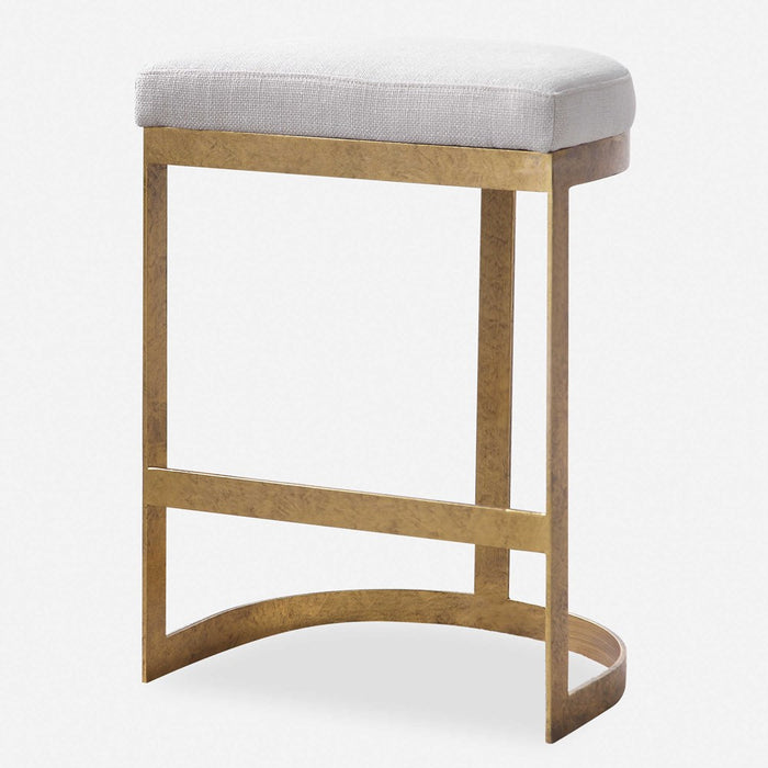 IVANNA COUNTER STOOL, GOLD