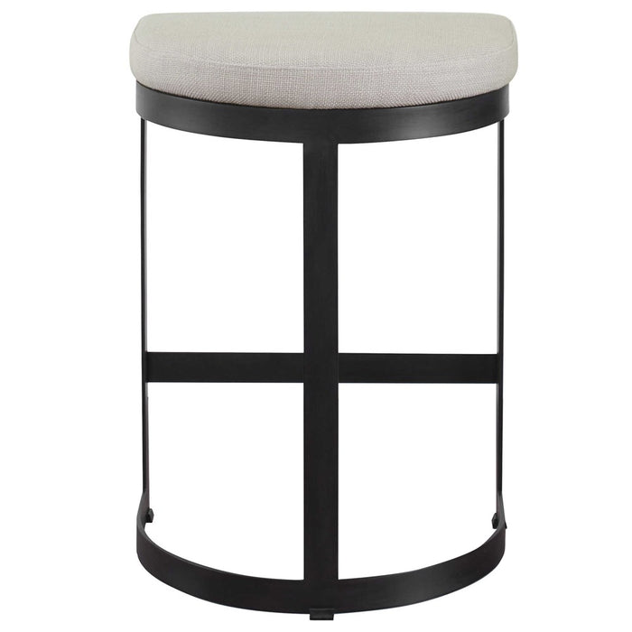 IVANNA COUNTER STOOL, BLACK