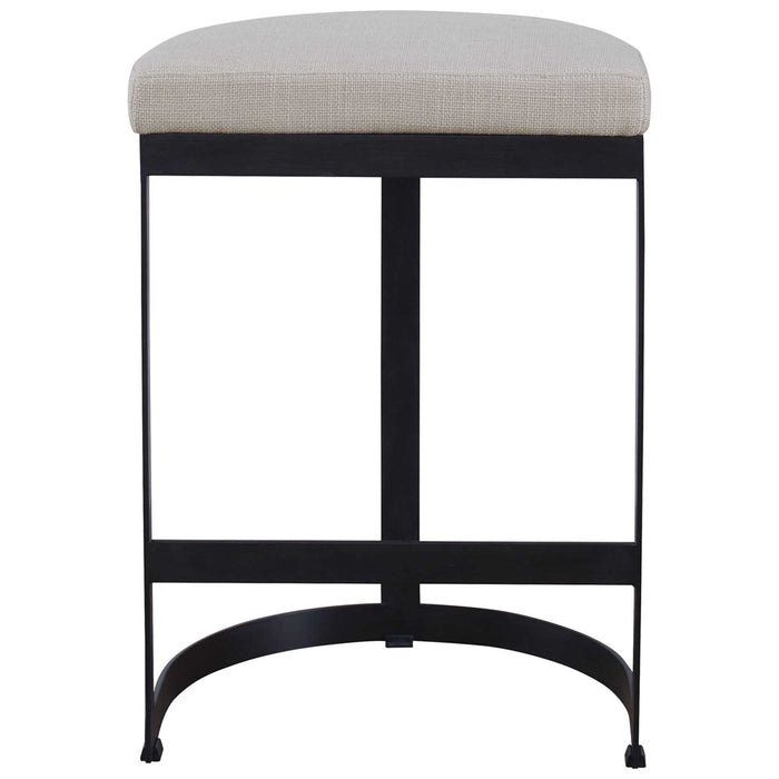 IVANNA COUNTER STOOL, BLACK